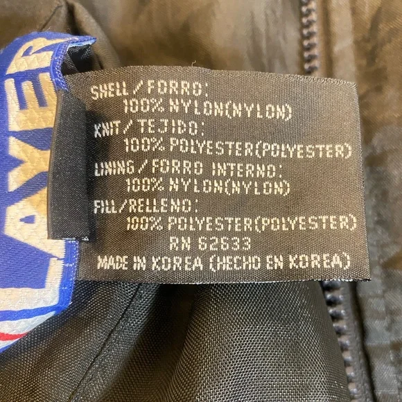 Men’s size XXL Cowboys NFL experience Nylon zipper & button jacket vintage - Picture 15 of 15